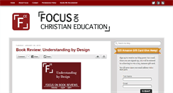 Desktop Screenshot of christianeducationfocus.com