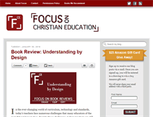 Tablet Screenshot of christianeducationfocus.com